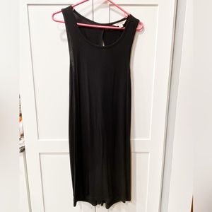 American Eagle Black Bodycon Cutout Midi Dress